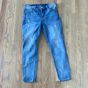 WHBM Blue Skinny Denim Jeans